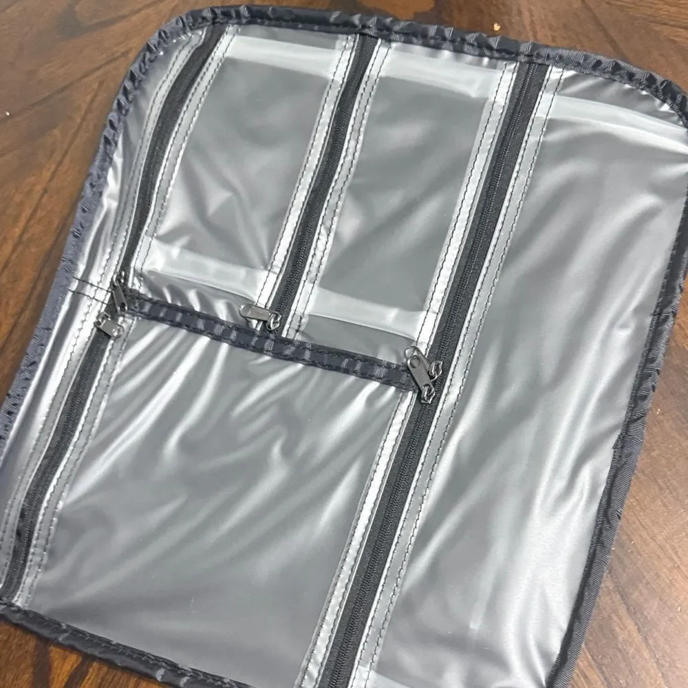 Hopkins Black and Clear Storage Binder
